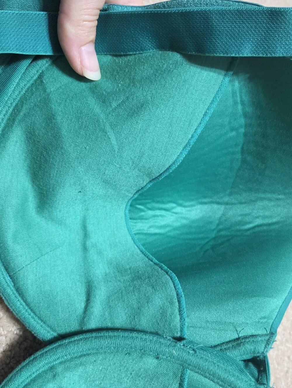 Fredericks Of Hollywood Teal Grean Underwire Bra Womens Suze 38F Pushup